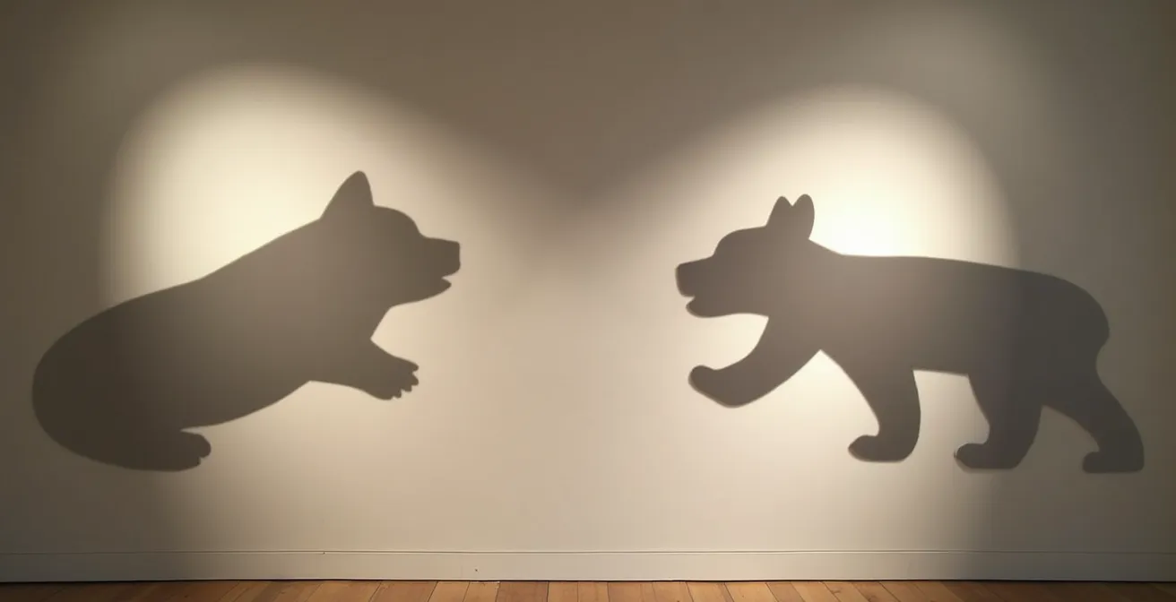 Split composition showing different carving styles from Pacific Northwest and Arctic regions