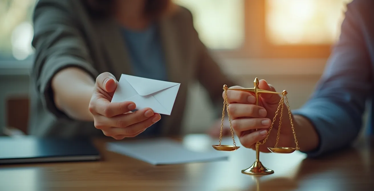 Visual metaphor for the tension between genetic privacy and insurance risk assessment